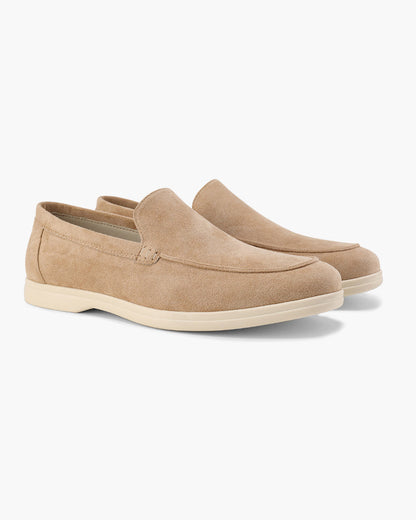 Noir est Blanc Suede Loafers