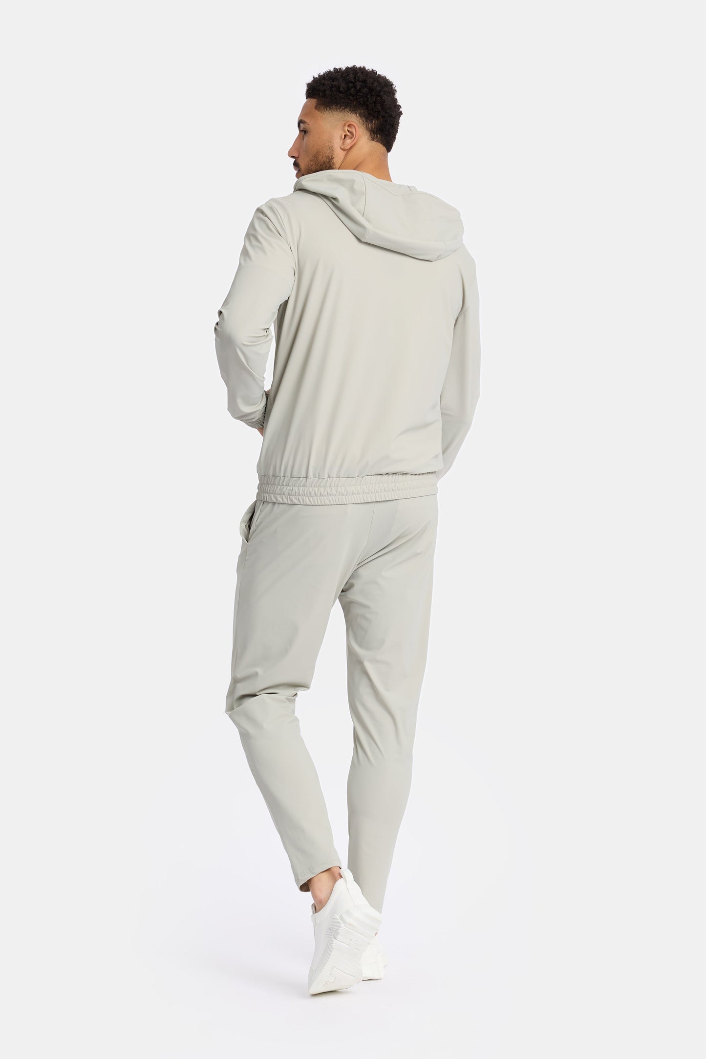 Cloud Grey Hooded Tech Suit