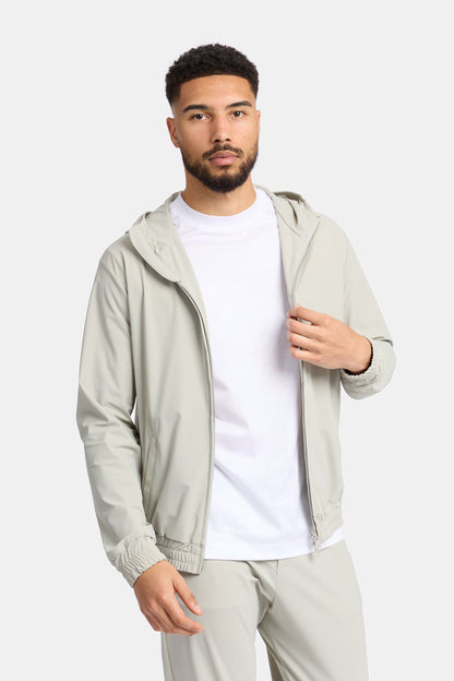 Cloud Grey Hooded Tech Suit