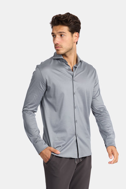 Mist Grey Formal Shirt