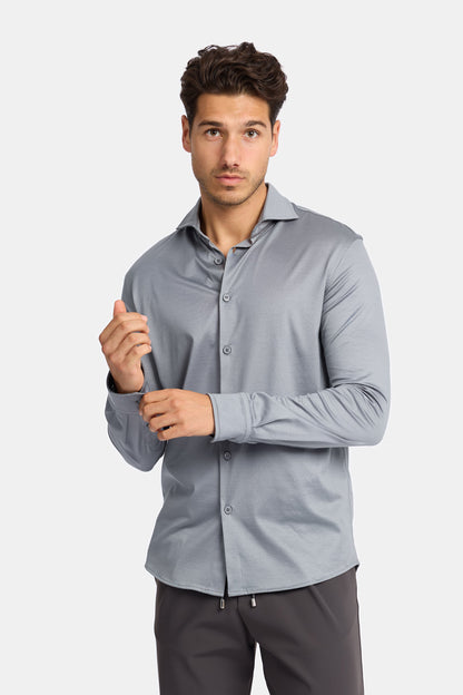 Mist Grey Formal Shirt