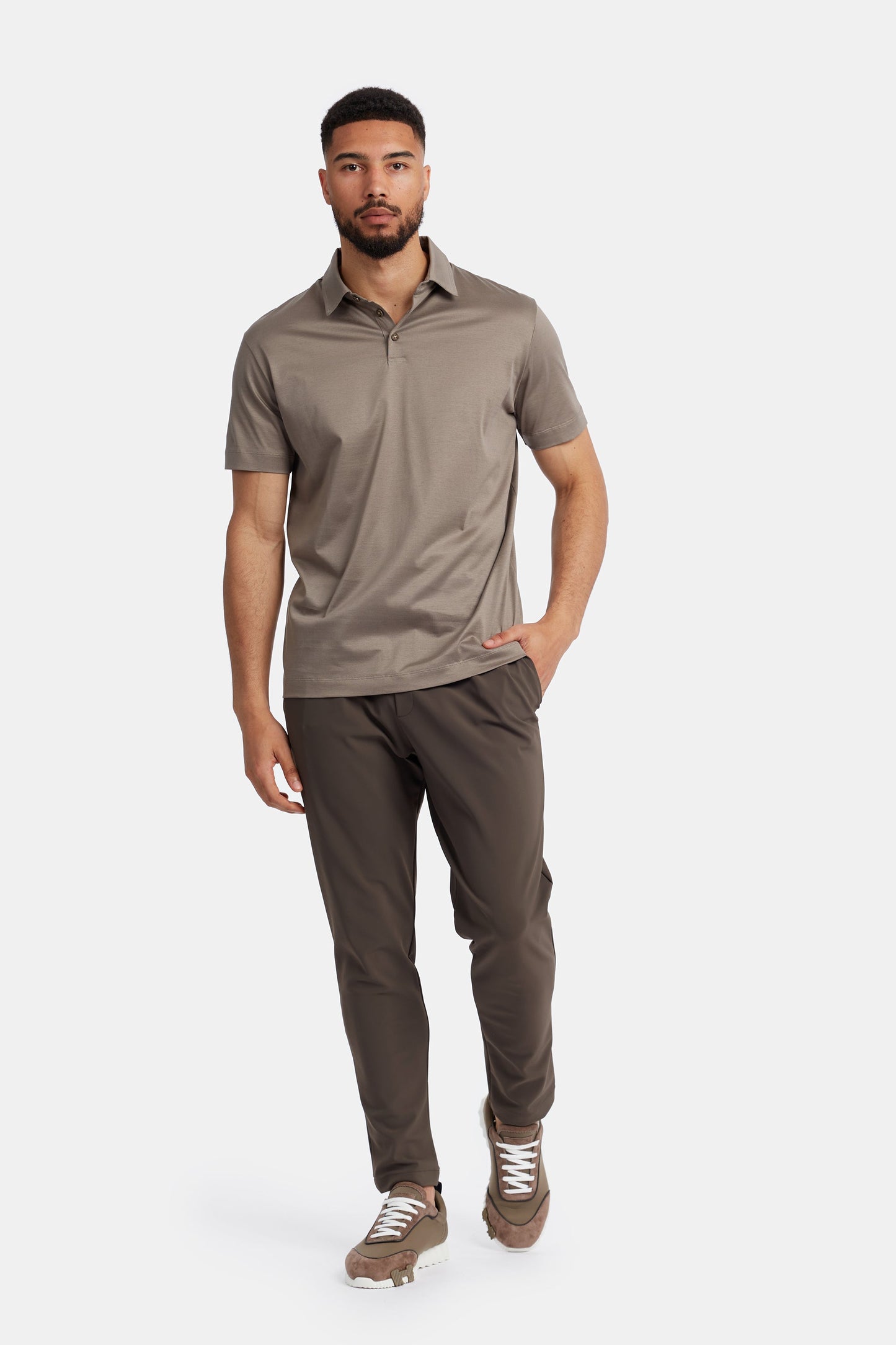 Desert Taupe Polo Shirt