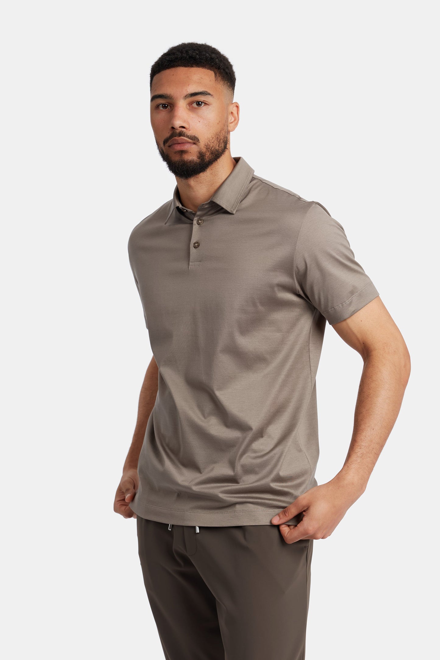 Desert Taupe Polo Shirt