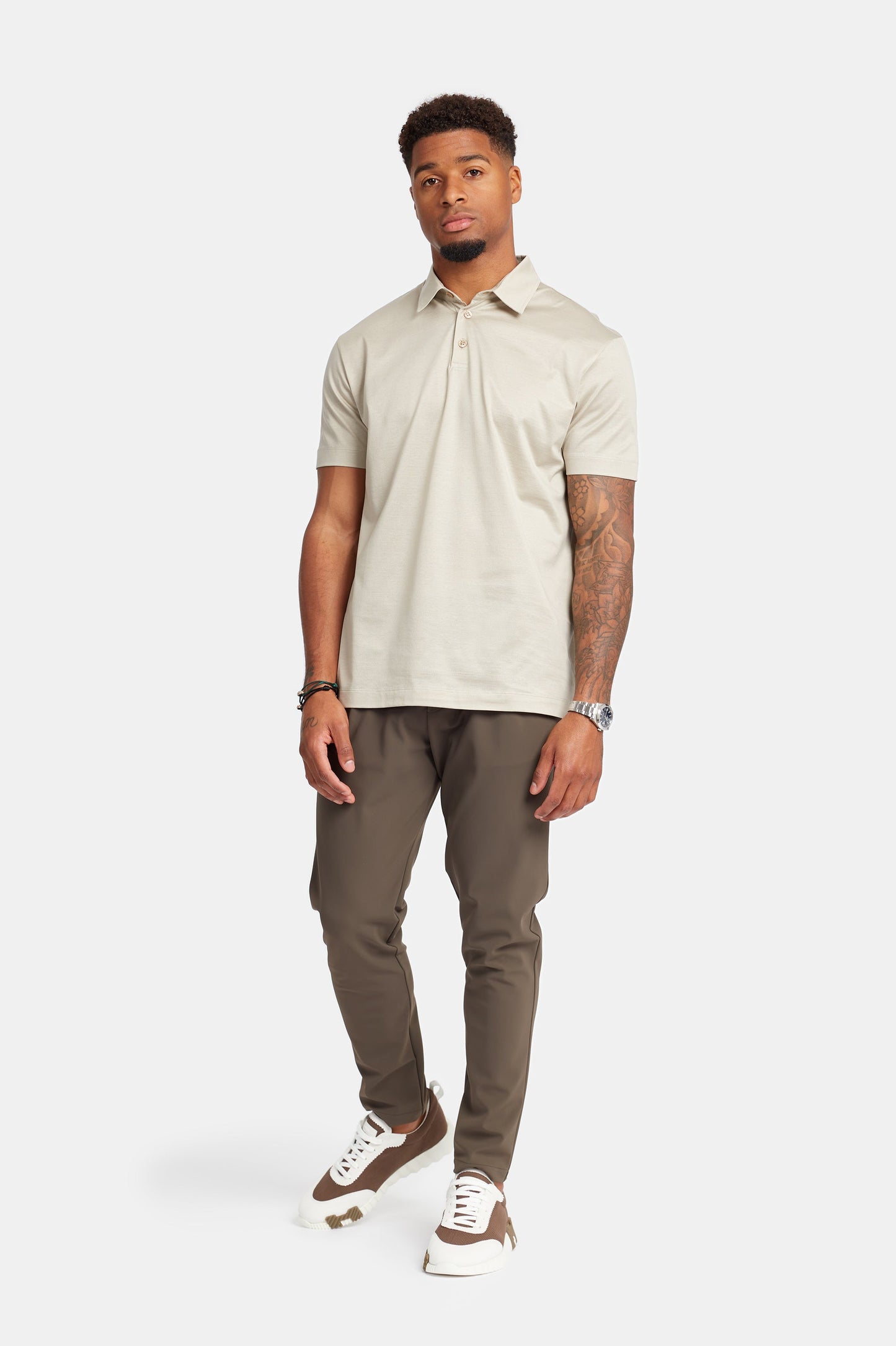 Sandstone Beige Polo Shirt