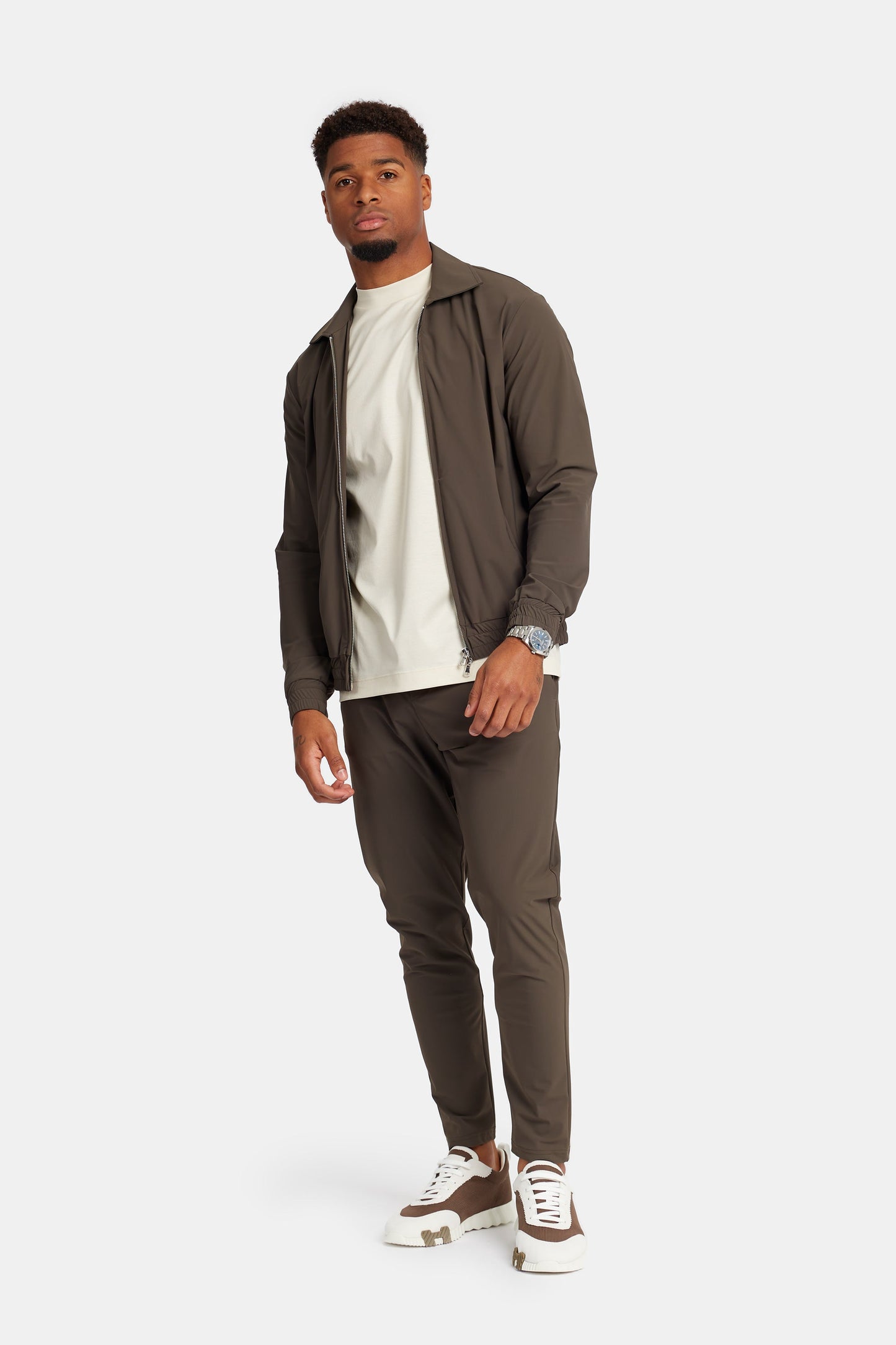 Mocha Brown Tech Suit