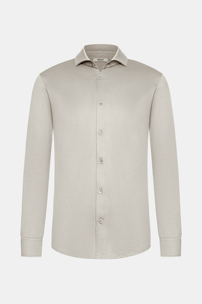 Sandstone Beige Formal Shirt