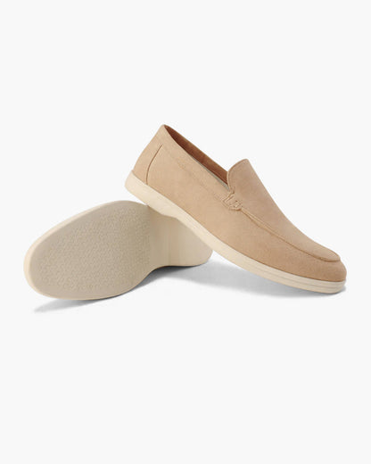 Noir est Blanc Suede Loafers