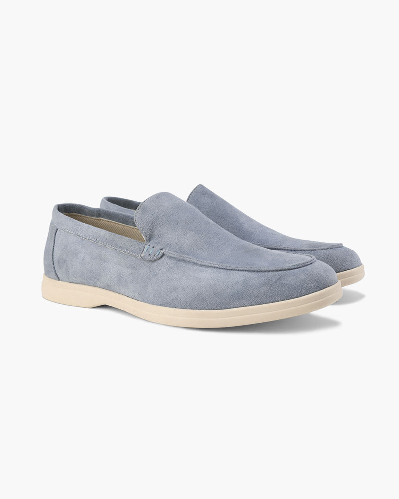 Noir est Blanc Suede Loafers