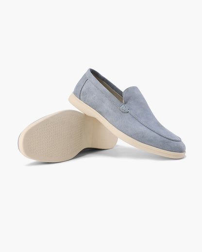 Noir est Blanc Suede Loafers