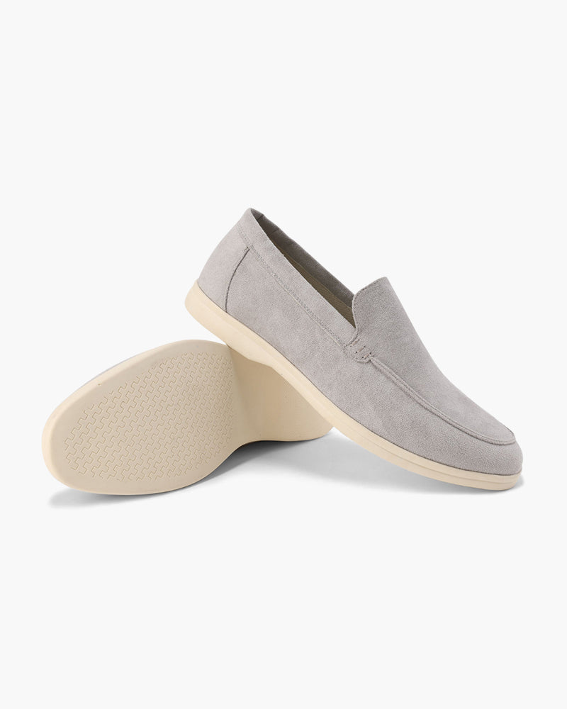 Noir est Blanc Suede Loafers