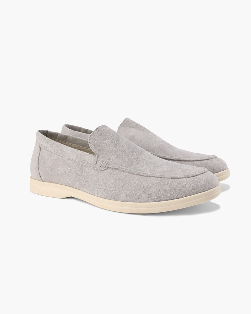 Noir est Blanc Suede Loafers