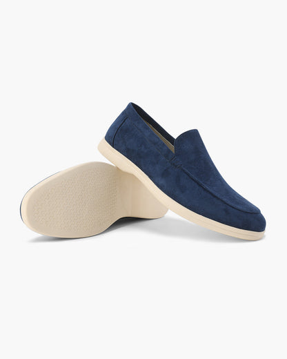 Noir est Blanc Suede Loafers