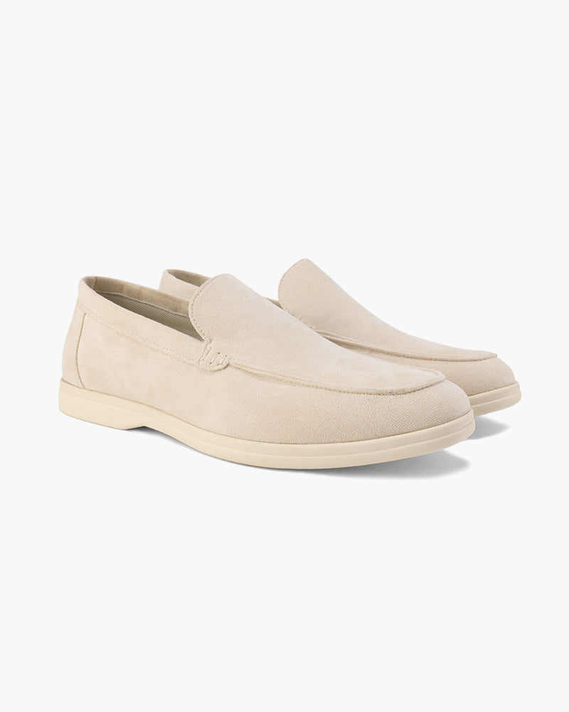 Noir est Blanc Suede Loafers