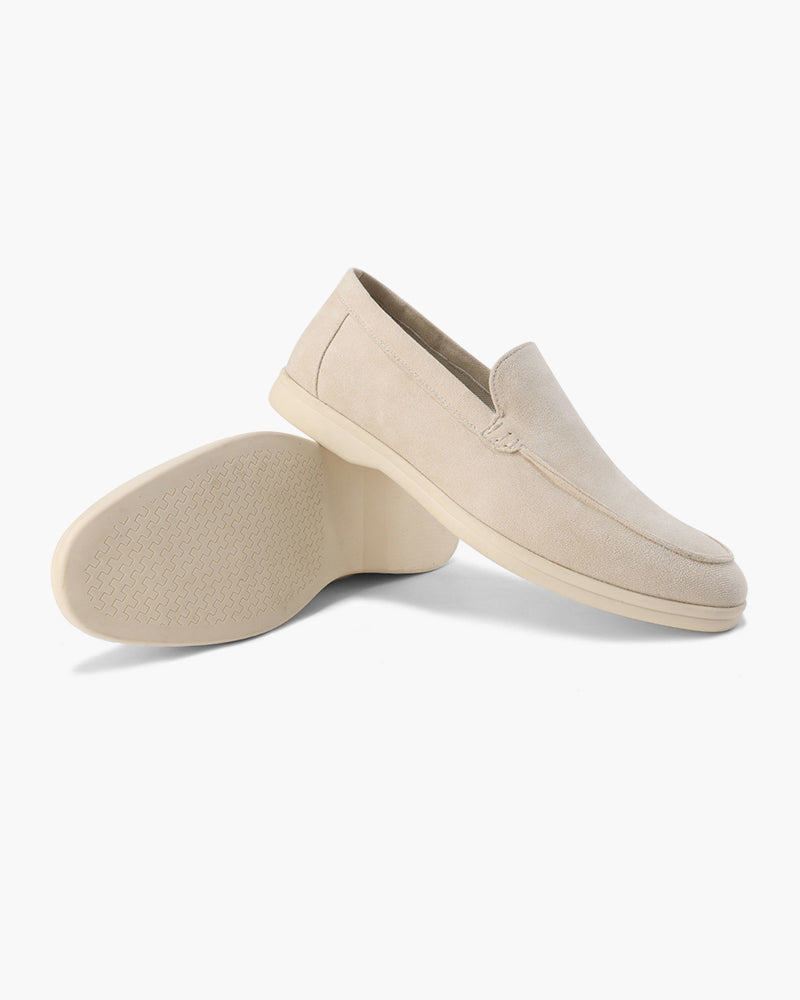 Noir est Blanc Suede Loafers