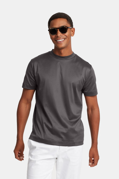 LUXE T-SHIRT STEEL GREY