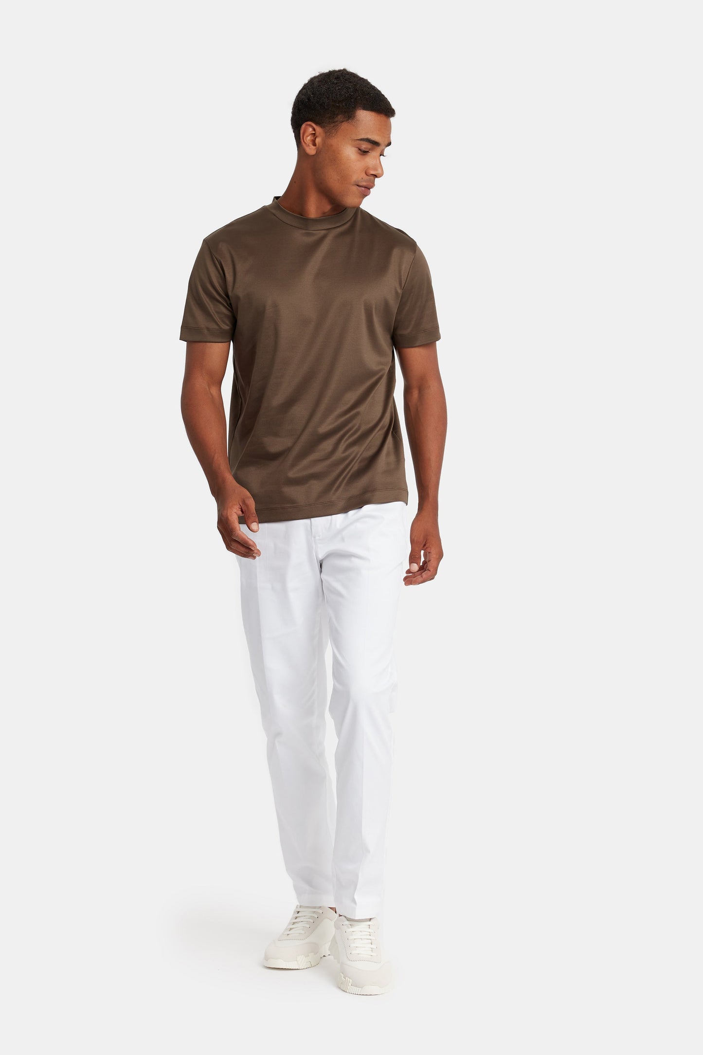 LUXE T-SHIRT BROWN