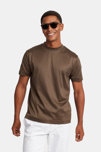 LUXE T-SHIRT BROWN