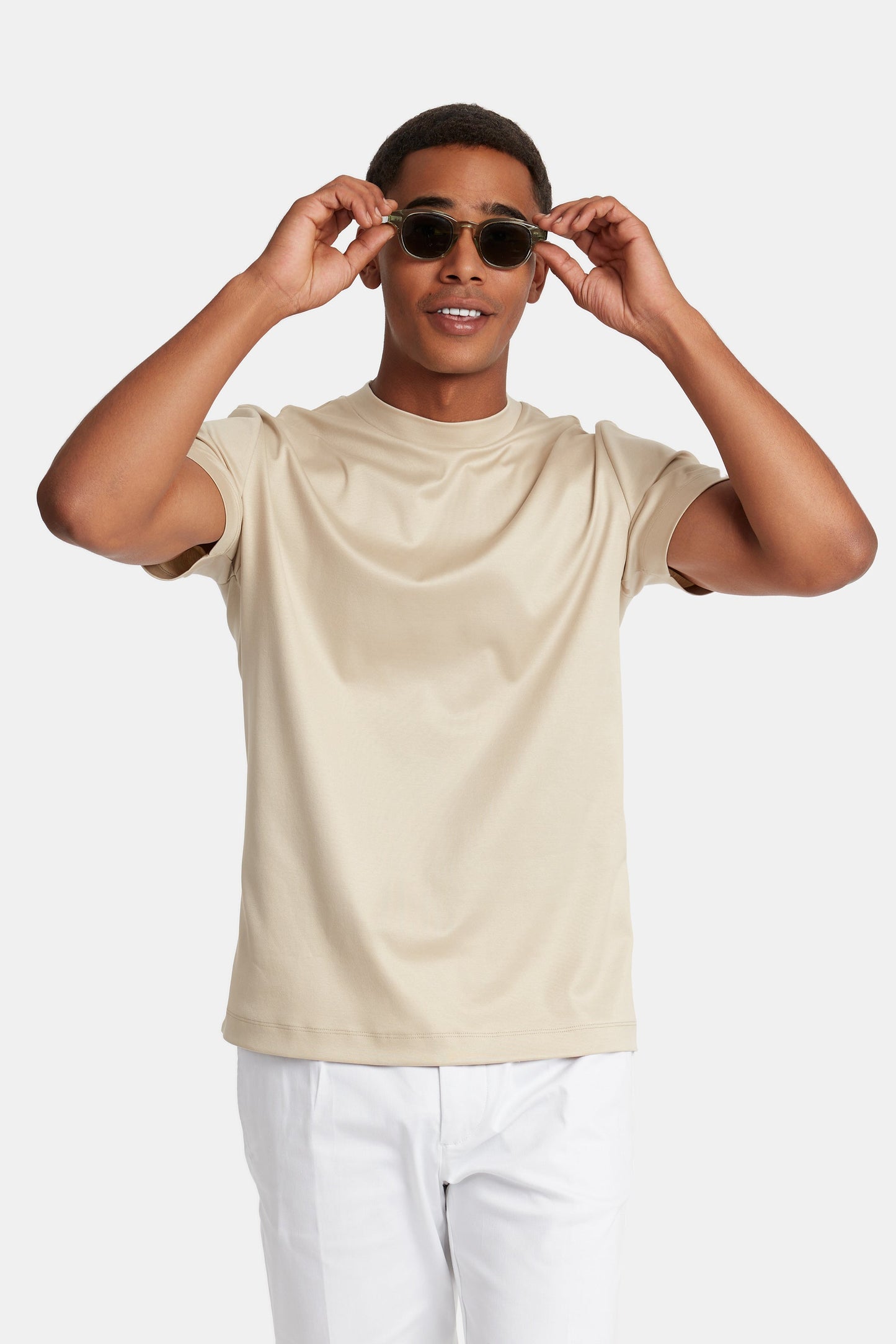 LUXE T-SHIRT BEIGE