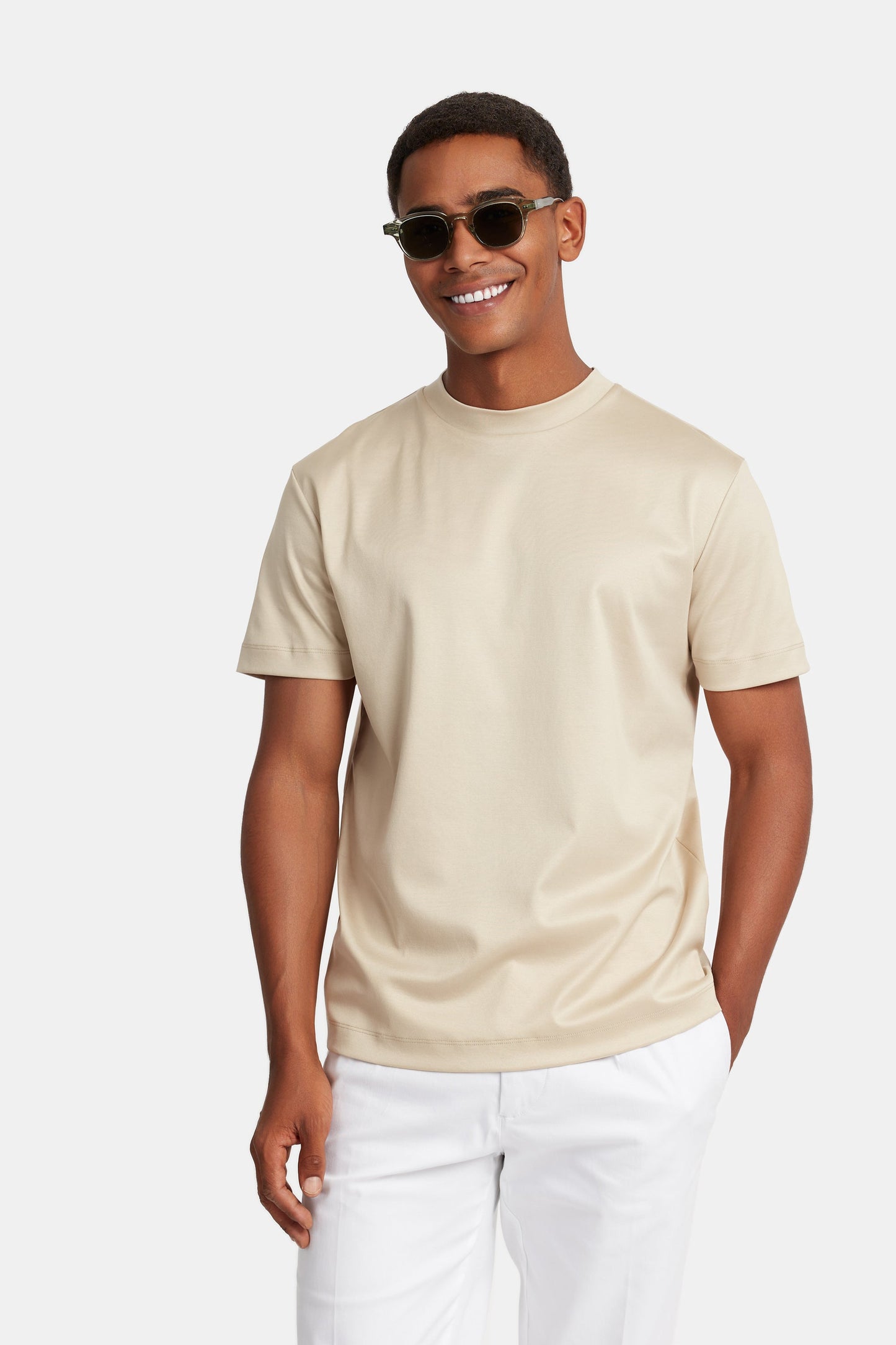 LUXE T-SHIRT BEIGE