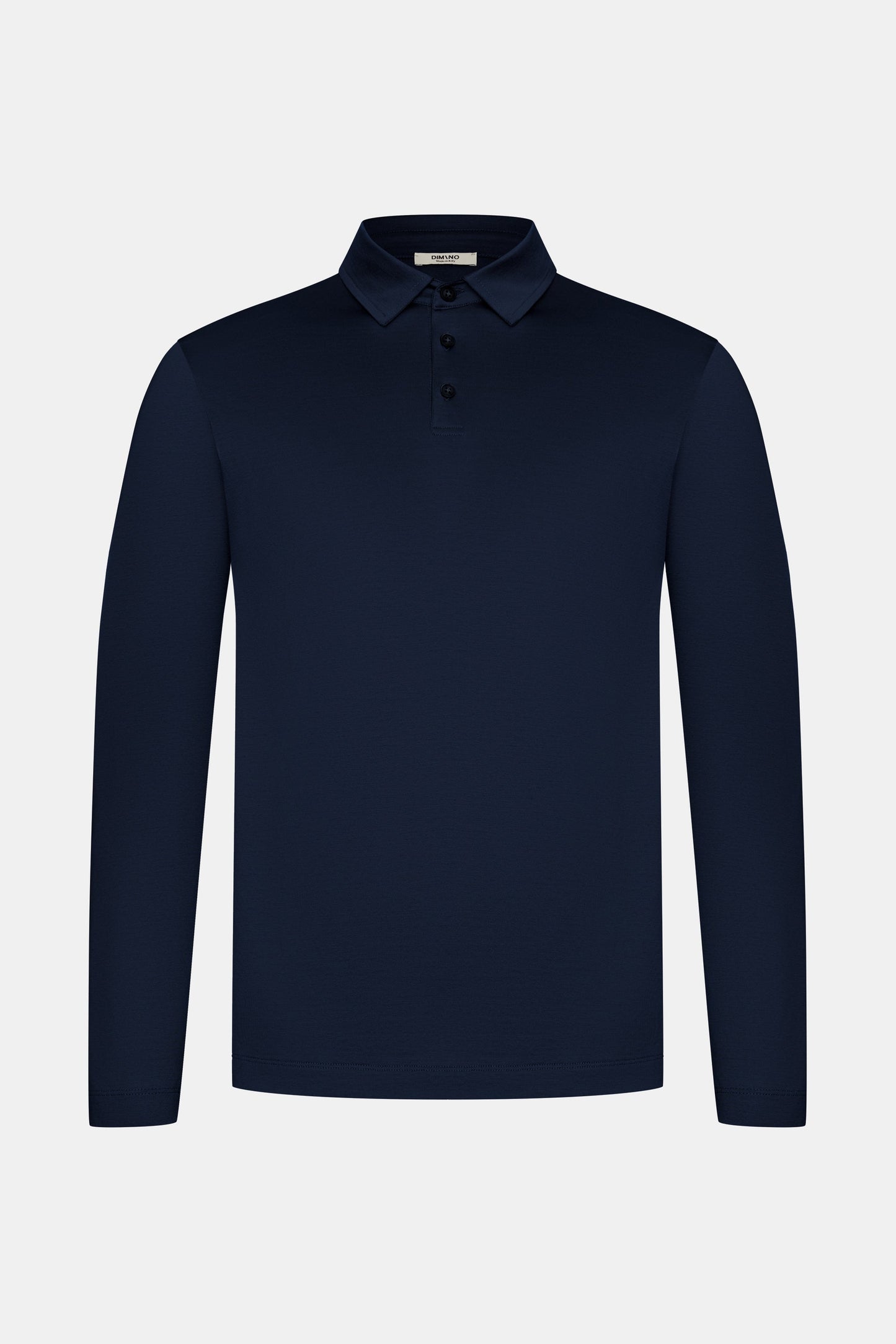 Midnight Blue Polo Shirt Long Sleeve