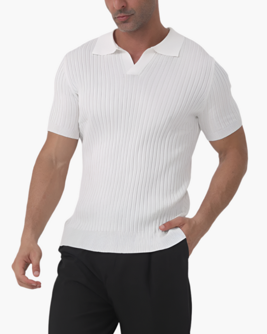 Florence - Ribbed Cotton Polo